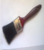 flat style pure black boiled bristle paint brush HJFPB11025#
