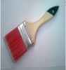 flat style soft wooden handle and sharp taper filament paint brush
