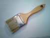 flat type hollow filament tin-plate ferrule soft wooden handle paint brush HJFPB63308#