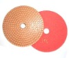 flexible polishing pad for polishing granite marble etc