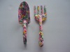 floral garden trowel