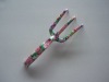 floral printed garden fork