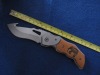 folding hunting knife / folding gut hook hunting knife