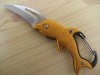 folding knife with carabiner