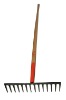 forged road/stone heavy-duty rake(14T)