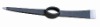 forged steel pickaxe head oval hole