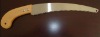 garden saw with wooden handle