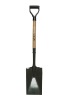 garden spade with D grip