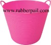 garden storage bucket,plastic flexible bucket