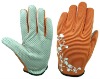 gardening tools glove with PVC dots