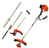 gasoline power 43cc multifunctional 4in1 brush cutter/grass trimmer