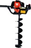 gasoline power 49cc earth auger/ground driller/hole digger