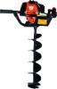 gasoline power 49cc earth auger/ground driller/hole digger