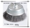 germany style 125mm(5")crimp steel wire cup brush