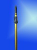 golden aluminum paint roller telescopic pole