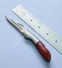 good quality pakkawood handle folding pocket knife