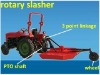 grass slasher for tractor,wheel,independent slip clutch,PTO shaft,pin,gear box,lawn mower.