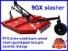 grass slasher for tractor,wheel,independent slip clutch,PTO shaft,pin,gear box,lawn mower.