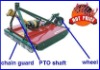 grass slasher for tractor,wheel,independent slip clutch,PTO shaft,pin,gear box,lawn mower.