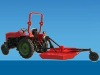 grass slasher for tractor,wheel,independent slip clutch,PTO shaft,pin,gear box,lawn mower.