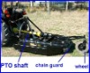grass slasher for tractor,wheel,independent slip clutch,PTO shaft,pin,gear box,lawn mower.