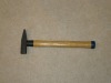 hand tool:machinist's hammer with wooden handle