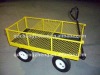 handy four wheel garden trolley