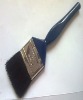 hard wooden handle pure black bristle paint brush