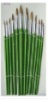 hardwood handle boiled bristle artist brush HJAB50023