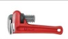 heavy duty pipe wrench with double eyebrow