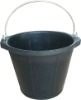 heavy duty rubber pails with handle,recycled rubber products