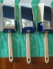 high quality angle stainless steel with blue tapered filaments thin and long handle painter brushes