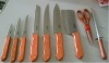 high quality kitchen tool knife with wooden handle