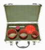 hole saw set, hole saw kit, 6pcs carbide coated hole saw set