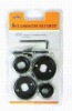 hole saw set, hole saw kit, 6pcs high cabon steel hole saw set