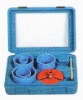 hole saw set, hole saw kit, 7pcs carbide coated hole saw set