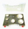hole saw set, hole saw kit, 8pcs carbide coated hole saw set