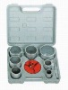 hole saw set, hole saw kit, 9pcs carbide coated hole saw set