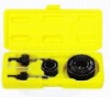 hole saw set, hole saw kit, 9pcs high cabon steel hole saw set