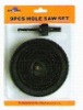 hole saw set, hole saw kit, 9pcs high cabon steel hole saw set