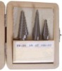 hss step drill set, 3pcs step drills