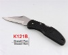 hunting knife mini pocket knives stainless steel blade folding survival knives yangjiang high carbon steel knife K121B