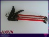 iron handle&trigger half cylinder silicone caulking gun