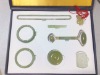jade massager, jade massager set, jewellery set