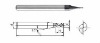 kinds of 50HRC 2 flutes solid carbide end mill 50HRC 2 flutes