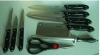 kitchen knife with plastic handle