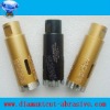 laser welded diamond core bit for stone