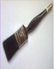 lather technology brich wooden handle pure black bristle paint brush HJLTPB73008