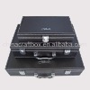 leather vanity case/ leatherette carrying case