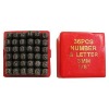 letter & number stamp set